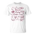 Reading Book Lover Bookish Summer Beach Babes Book Club T-Shirt
