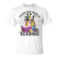 Reading Colors Our World Color Our World 2026 Reading Book Premium Tri-Blend T-Shirt