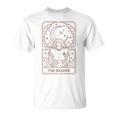 Reading Squad Book Lover Bookish The Reader Tarot Card T-Shirt