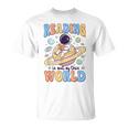 Reading Out Of The World Book Lover Reading Boys Girls Kids T-Shirt