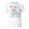 Red And Booked Coquette 4th Of July Book Lover T-Shirt Red And Booked Coquette 4th Of July Book Lover T-Shirt