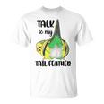 Talk To My Tail 羽 ファニー セキセイバト セキセイインコ Tシャツ