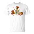 Turkey Reading Books Fall Librarian Book Lover Teacher Kids T-Shirt Turkey Reading Books Fall Librarian Book Lover Teacher Kids T-Shirt