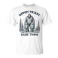 Twin Parent Mom Dad Of Twins Support Wildlife Raise Twins T-Shirt Twin Parent Mom Dad Of Twins Support Wildlife Raise Twins T-Shirt