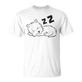West Highland ホワイトテリア 犬 眠っているかわいいウェスティー Tシャツ