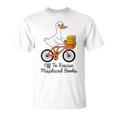 Women's Librarian Goose Book Lover Humor Reading Goose T-Shirt Women's Librarian Goose Book Lover Humor Reading Goose T-Shirt