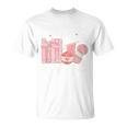 Yarn Quote Easily Distracted By Books And Yarn Reader Premium Tri-Blend T-Shirt