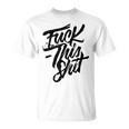 このクソをファック Tシャツ