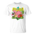 アロハシャツ ハワイアン フラミンゴ キッズ ティーン ガールズ 幼児 Tシャツ