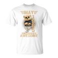 オンバック 5月61日 誕生日 男性 女性 1965年 テディベア Tシャツ