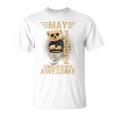 オンバック 5月64日 誕生日 男性 女性 1962年 テディベア Tシャツ