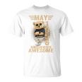 オンバック 5月70日 誕生日 男性 女性 1956年 テディベア Tシャツ