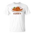 カレー カレーライス イラスト 手書き かわいい おしゃれ Curry 洋食 おもしろ Tシャツ