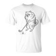 ゴルフ ポメラニアン グッズ おもしろ 犬 面白い 笑える 和風 Tシャツ