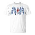 サーフィン サーフボード ヴィンテージ レトロ サーフボーダー ビーチ サーフィン Tシャツ