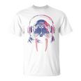 セイウチ ゲーミング 音楽 ヘッドフォン レトロ クール Tシャツ