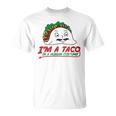 タコス イン ヒューマン コスチューム メキシカン テクスメックス ファヒータ ブリトー Tシャツ