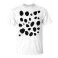 ダルメシアン愛好家のためのダルメシアンパターン ダルメシアンプリント Tシャツ