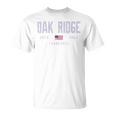 テネシー州オークリッジオークリッジテネシーフィールドデザイン。 Tシャツ
