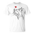 ドワーフピンシャーラブミニチュアピンシャー Tシャツ