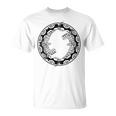 ニュージーランド ハンマーヘッド サメ サークル シンボル マオリ族。 Tシャツ