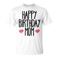 ハッピーバースデーママ誕生日ママ Tシャツ