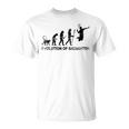 バドミントン選手の進化 Tシャツ