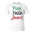 ピザ パスタ アモーレ イタリア製 Tシャツ