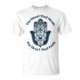 ファティマの手を感じる心を癒す手 Tシャツ