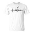 フィッシングハートライン Tシャツ