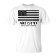 フォートカスター ミシガン州 アメリカ軍 アメリカ国旗 軍隊 Tシャツ