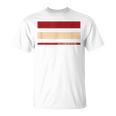 メッセージ付 やるなら今 三本線 Tシャツ