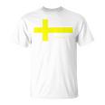 レトロ スウェーデン国旗 メンズ レディース キッズ ヴィンテージ ギフト Tシャツ