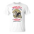 レトロカンクン メキシコ おもしろパーティー ピンナップ マーメイド カレッジブレイク Tシャツ