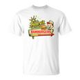 レトロダイナーサインアート ヘンリーのハンバーガー Tシャツ