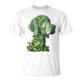 ワイマラナー 犬 グラフィック ペット アートワーク ワイマラナー Tシャツ