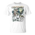 ヴィンテージ カルノタウルス 90年代 ブートレッグ恐竜 先史時代の恐竜 Tシャツ
