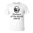 世界労働者たち団結 共産主義マニフェスト カール・マルクス Tシャツ