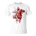 中国三国志将 関羽 関雲昌 Tシャツ