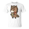 午年 馬 干支 うま 和風 絵馬 願い 正月 Tシャツ