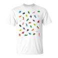 恐竜 Dinosaur パターン Tシャツ