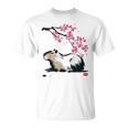 日本のカピバラ・桜美的カピバラ Tシャツ