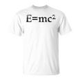 物理相対性理論e Mc2方程式の式 EMc2 Tシャツ