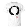 禅 書道 仏前 円 Tシャツ