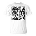 裏面面白いqr Fck You Code 中指言葉 Tシャツ