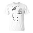 面白いシェフコスチュームジャケット。フェイク料理人のユニフォーム。楽しいギフト。 Tシャツ