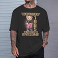 1965年12月 60歳の誕生日 60歳のテディベア Being Awesome Tシャツ 彼への贈り物