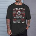 1969年5月 誕生日 ヴィンテージ ラベル デコレーション レトロ 誕生日 Tシャツ 彼への贈り物