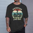 1979年4月7日 45歳の誕生日 45歳 2024年 誕生日 Tシャツ 彼への贈り物