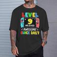 2017年以降、レベル9のロック解除済みゲーム9歳の誕生日。 Tシャツ 彼への贈り物